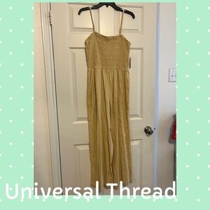 Universal Thread Light Faded Yellow Jumpsuit